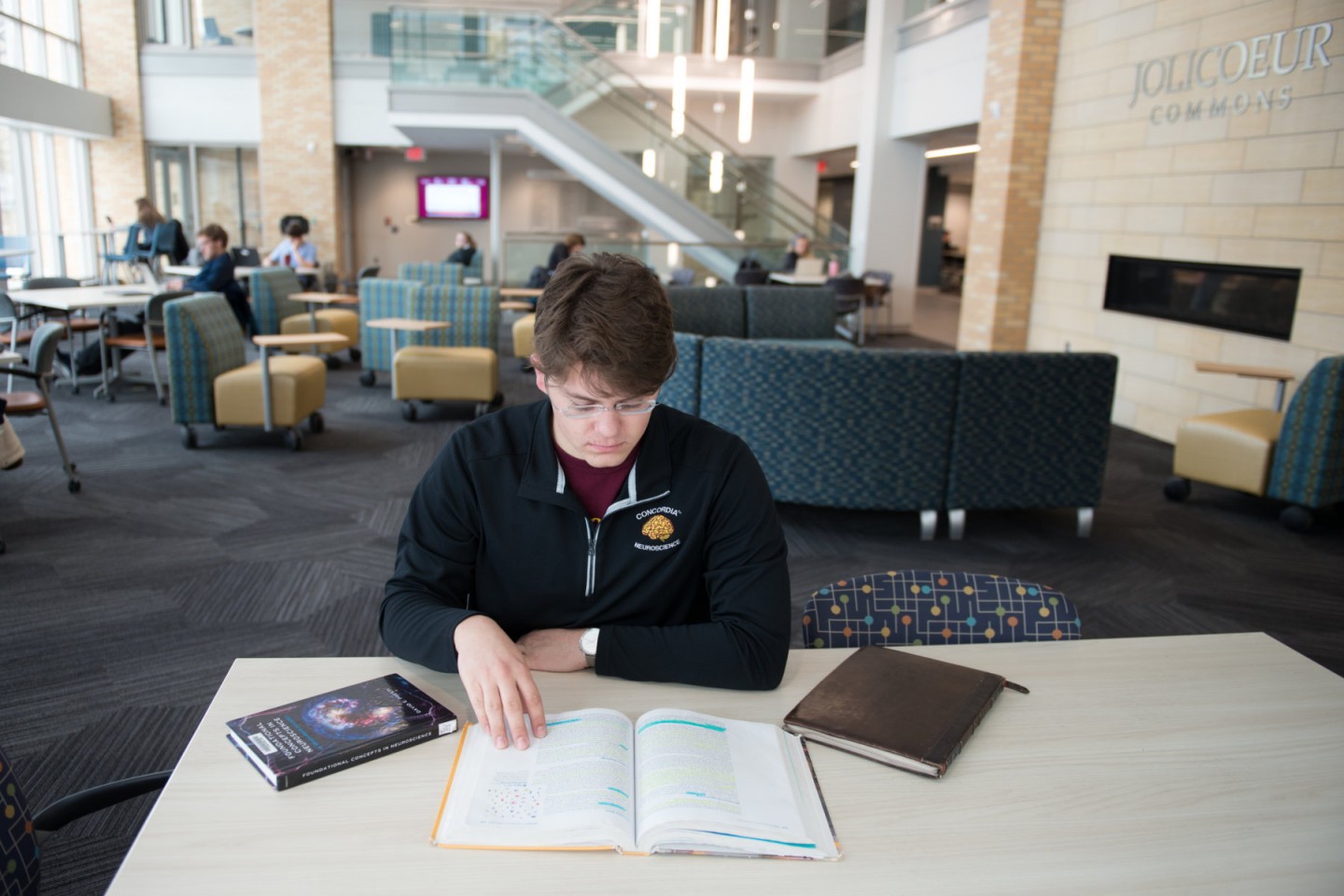 Kenneth David studies in Concordia ISC