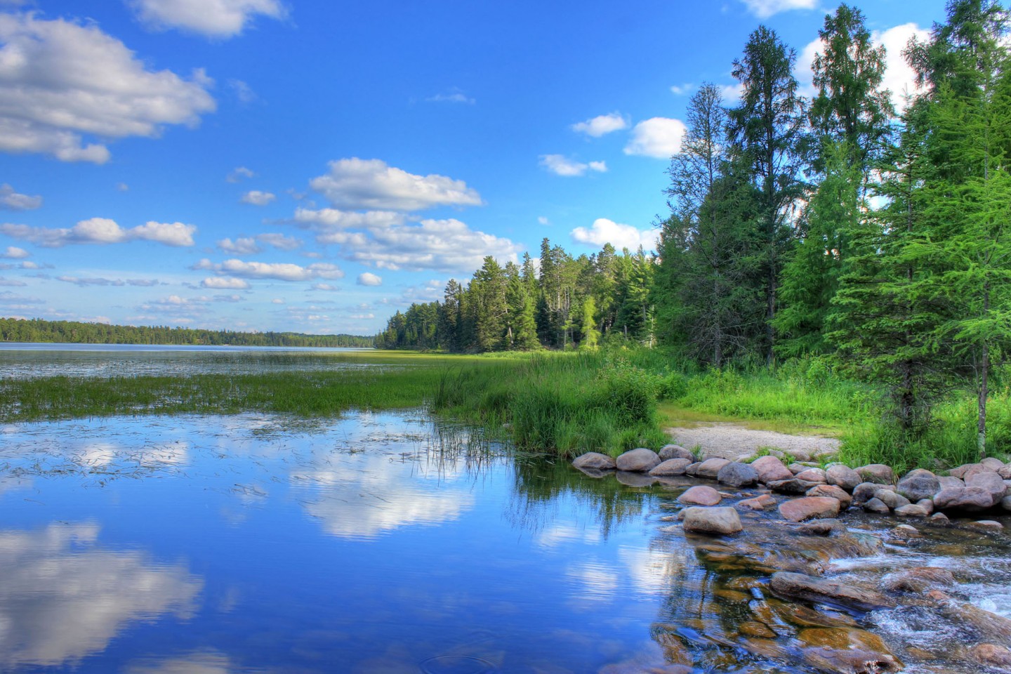 Headwaters of Mississippi River at Lake Itasca